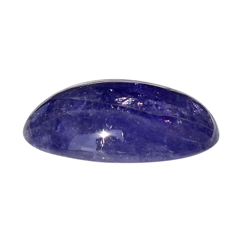 MILKY TANZANITE OVAL CAB (AAA) 14X10MM 5.83 Cts.
