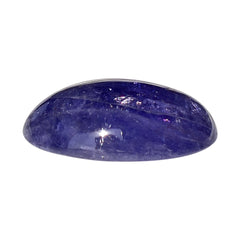 MILKY TANZANITE OVAL CAB (AAA) 14X10MM 5.83 Cts.