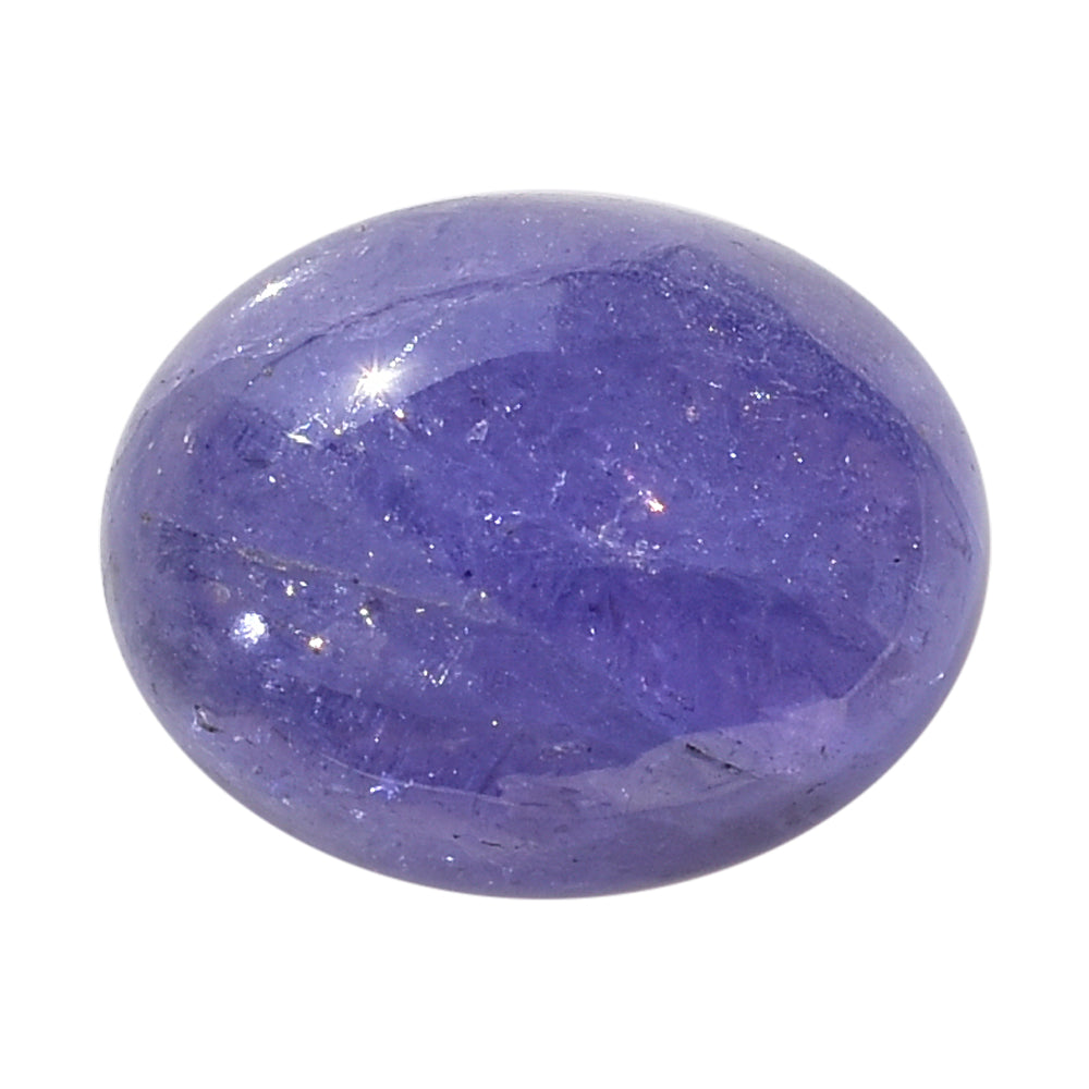 MILKY TANZANITE OVAL CAB (AA) 10X8MM 3.50 Cts.