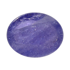 MILKY TANZANITE OVAL CAB (AA) 10X8MM 3.50 Cts.