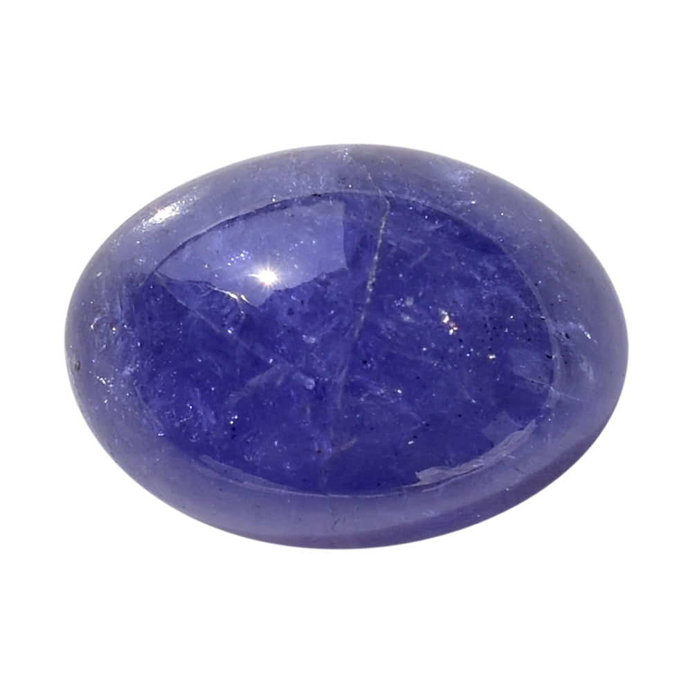 MILKY TANZANITE OVAL CAB (AA) 14X10MM 10.20 Cts.