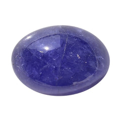 MILKY TANZANITE OVAL CAB (AA) 14X10MM 10.20 Cts.