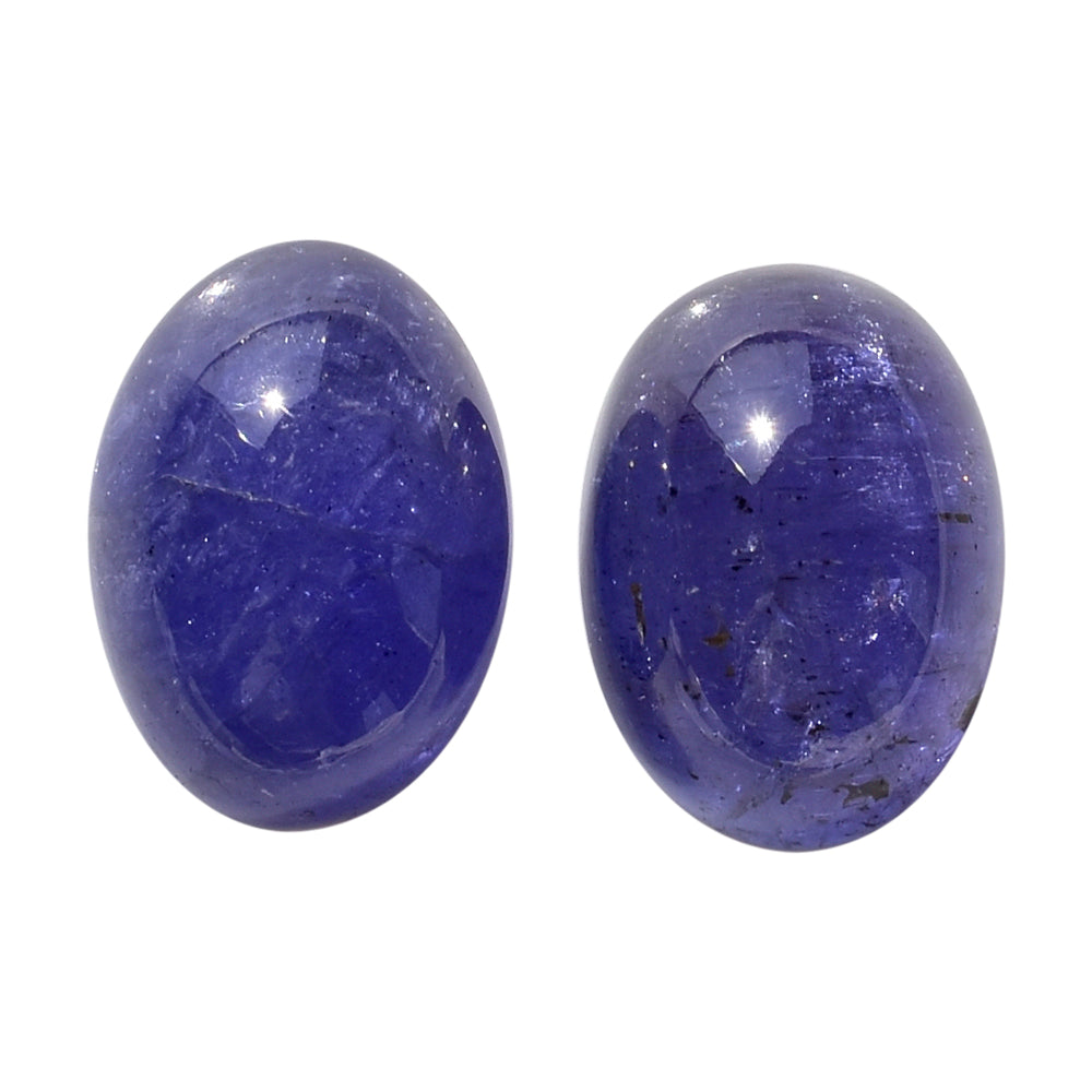MILKY TANZANITE OVAL CAB (AA) 14X10MM 10.20 Cts.