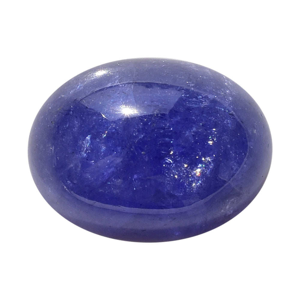 MILKY TANZANITE OVAL CAB (AA) 16X12MM 13.50 Cts.