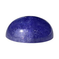 MILKY TANZANITE OVAL CAB (AA) 16X12MM 13.50 Cts.