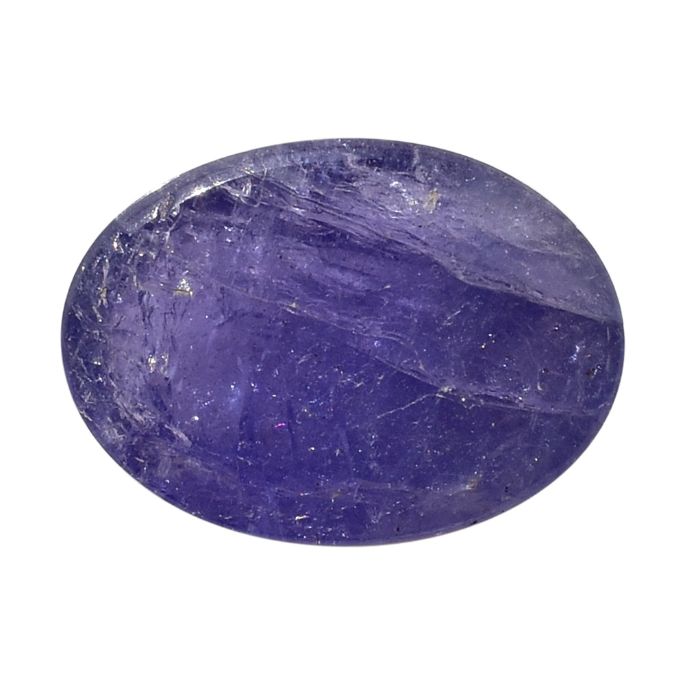 MILKY TANZANITE OVAL CAB (AA) 14X10MM 5.67 Cts.