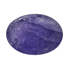 MILKY TANZANITE OVAL CAB (AA) 14X10MM 5.67 Cts.