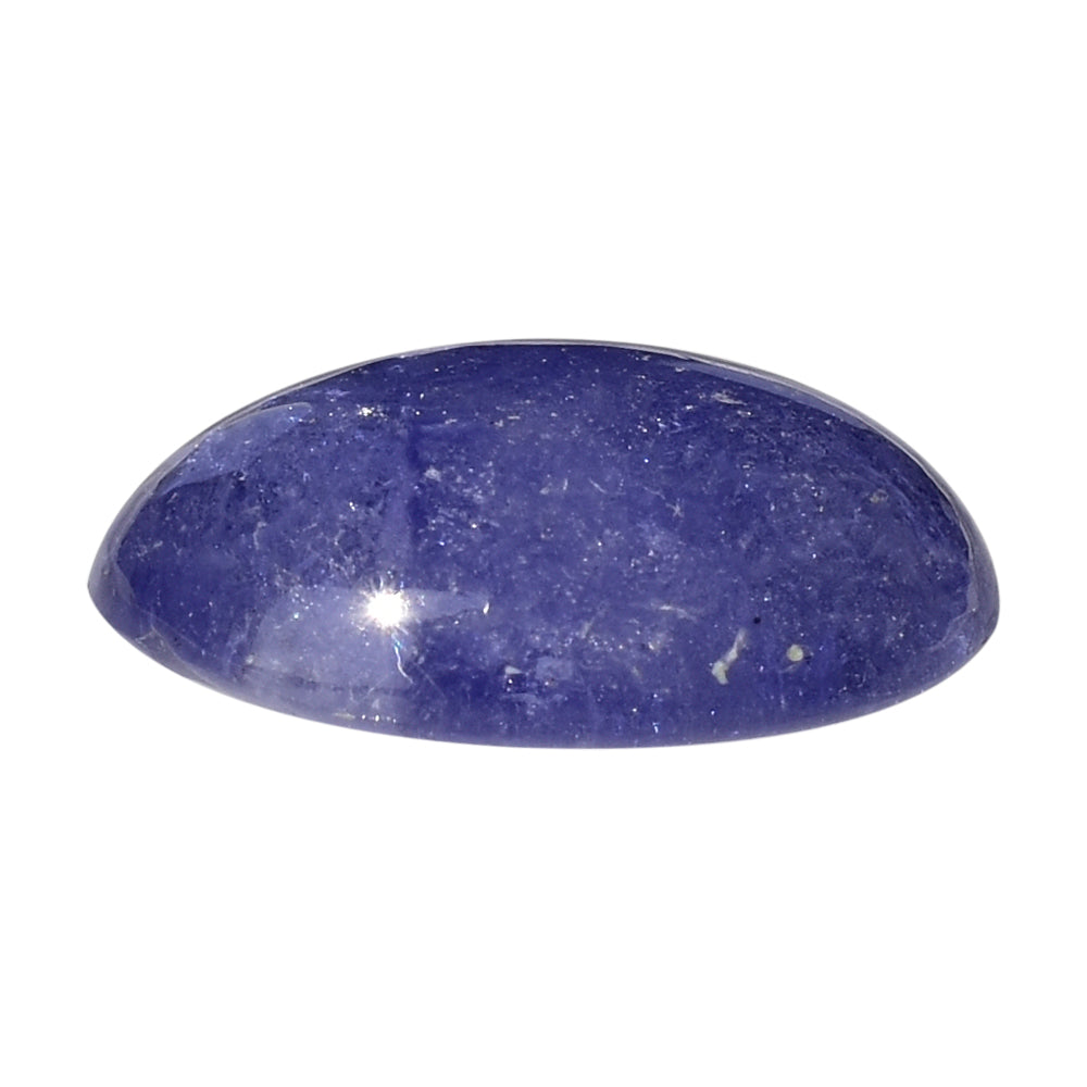 MILKY TANZANITE OVAL CAB (AA-SEMI MILKY) 14X10MM 5.75 Cts.