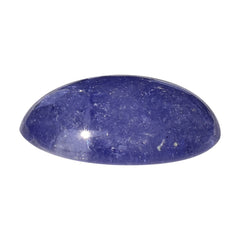 MILKY TANZANITE OVAL CAB (AA-SEMI MILKY) 14X10MM 5.75 Cts.