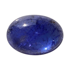 MILKY TANZANITE OVAL CAB (AAA-SEMI MILKY) 14X10MM 6.93 Cts.