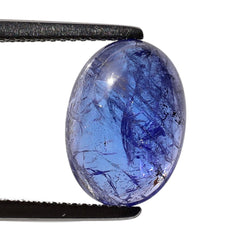 MILKY TANZANITE OVAL CAB (AAA-SEMI MILKY) 14X10MM 6.93 Cts.