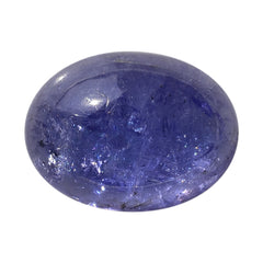MILKY TANZANITE OVAL CAB (AA-SEMI MILKY) 16X12MM 12.65 Cts.
