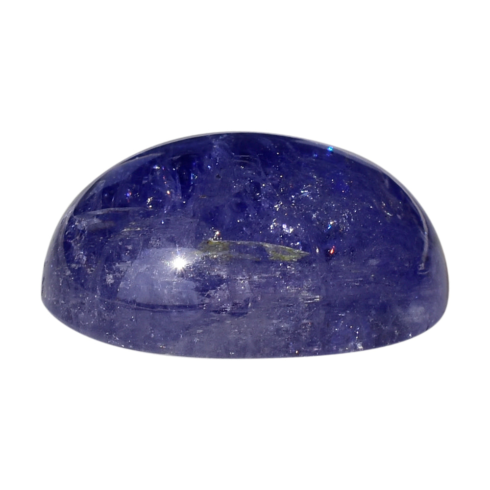 MILKY TANZANITE OVAL CAB (AA-SEMI MILKY) 16X12MM 12.65 Cts.