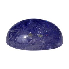 MILKY TANZANITE OVAL CAB (AA-SEMI MILKY) 16X12MM 12.65 Cts.