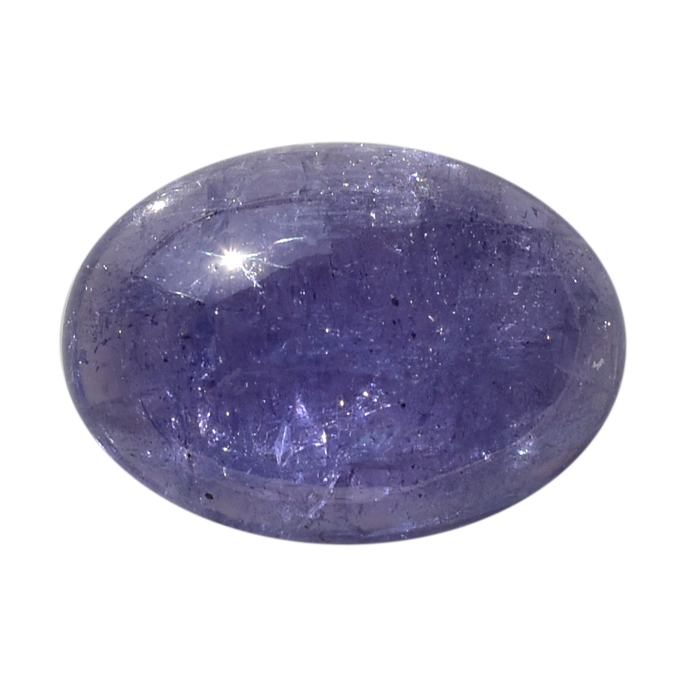 MILKY TANZANITE OVAL CAB (A-SEMI MILKY) 14X10MM 7.20 Cts.