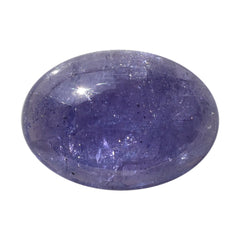MILKY TANZANITE OVAL CAB (A-SEMI MILKY) 14X10MM 7.20 Cts.