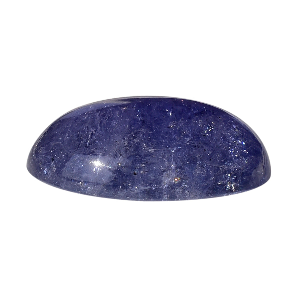 MILKY TANZANITE OVAL CAB (A-SEMI MILKY) 14X10MM 7.20 Cts.