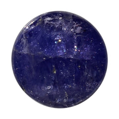 MILKY TANZANITE ROUND CAB (AAA) 13.50MM 11.70 Cts.