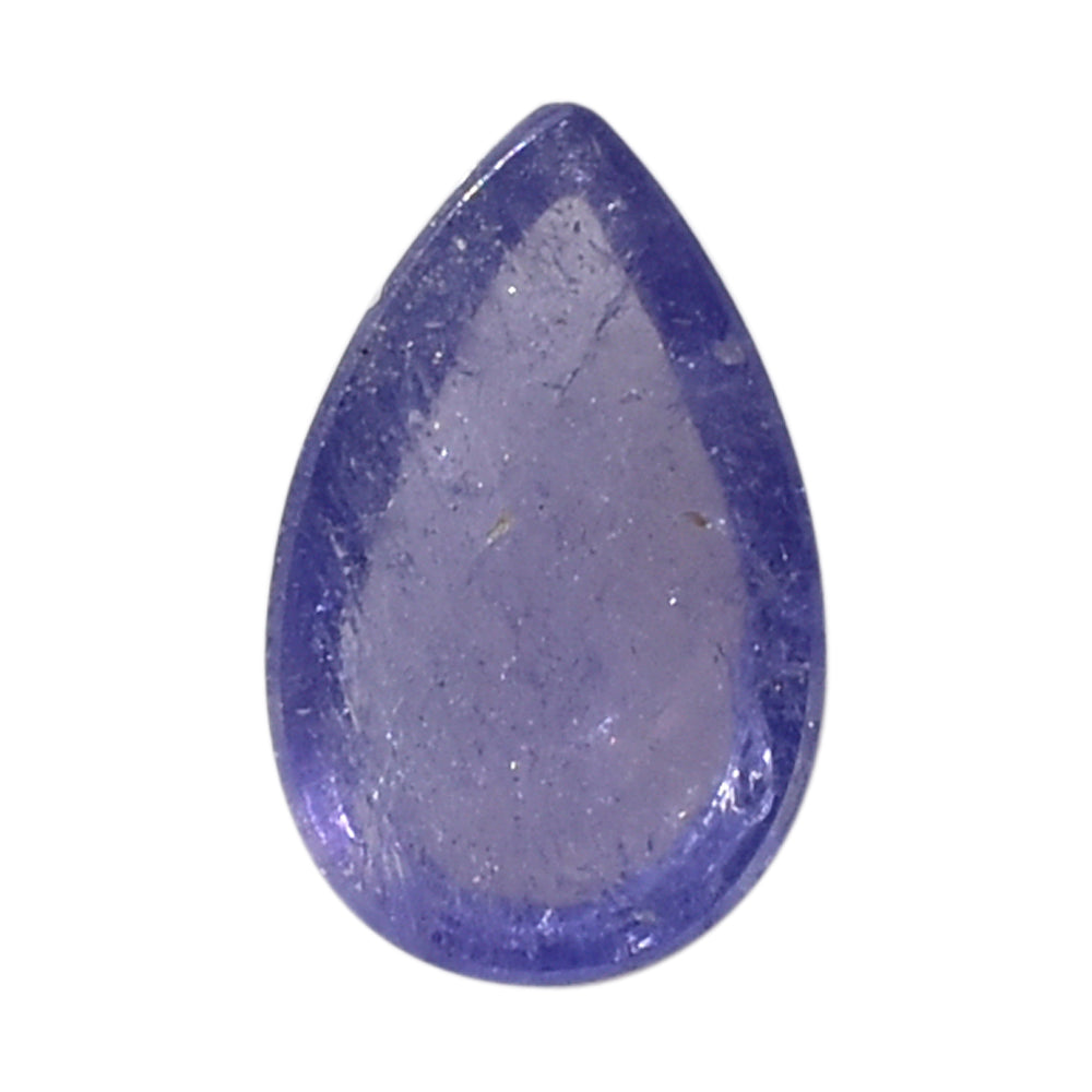 MILKY TANZANITE PEAR CAB (AA-SEMI MILKY) 8X5MM 0.93 Cts.