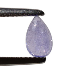 MILKY TANZANITE PEAR CAB (AA-SEMI MILKY) 8X5MM 0.93 Cts.