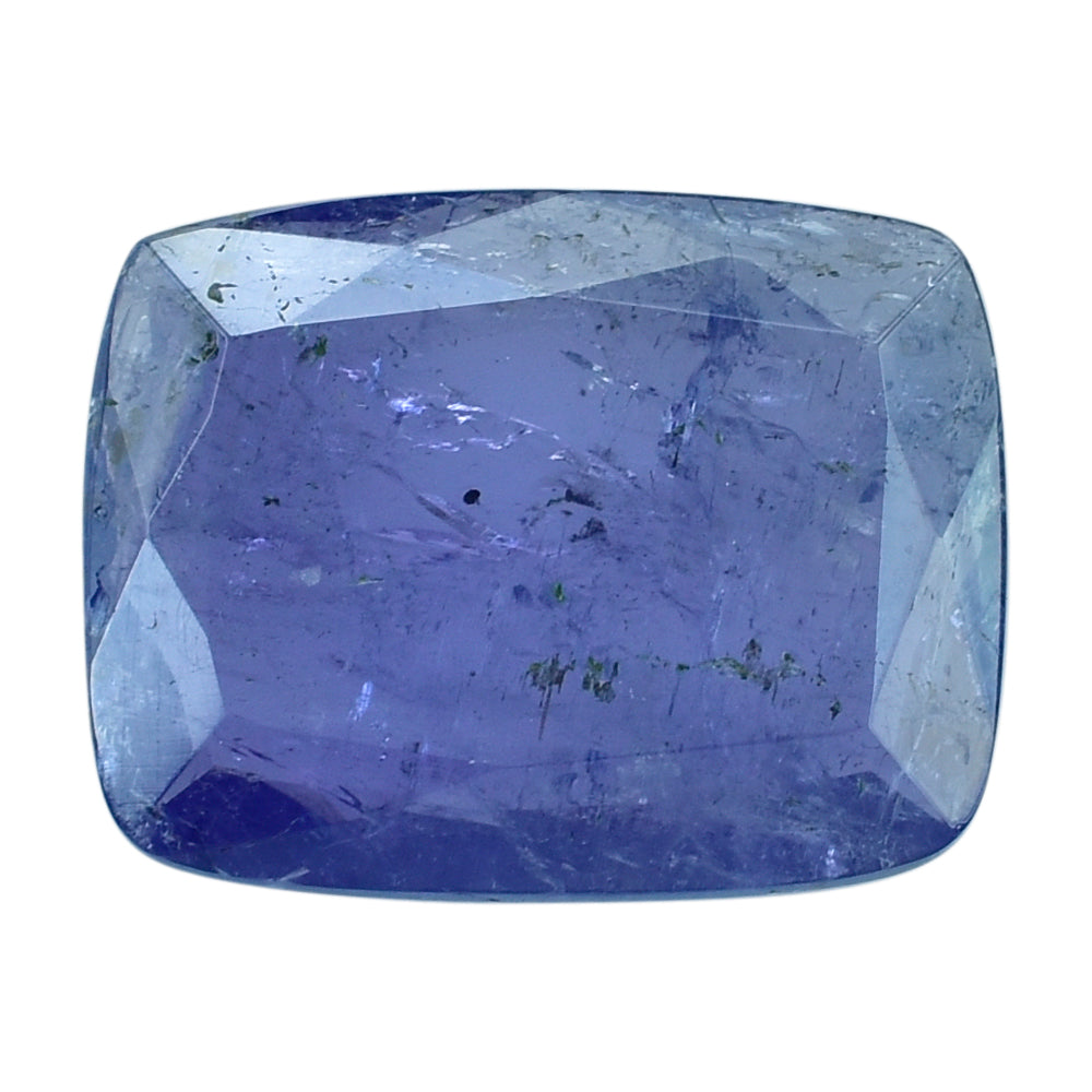 MILKY TANZANITE BOTH SIDE TABLE CUT CUSHION (AA-SEMI MILKY) 18X14MM 10.40 Cts.