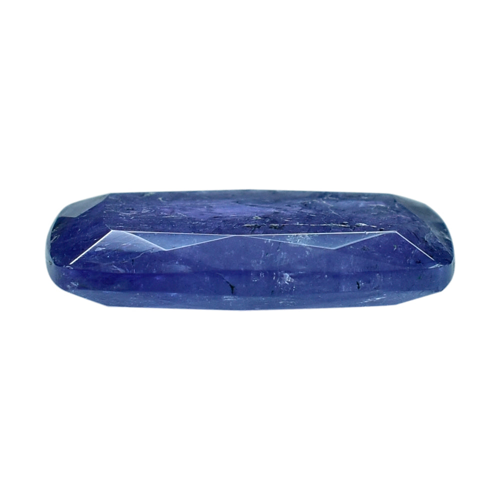 MILKY TANZANITE BOTH SIDE TABLE CUT CUSHION (AA-SEMI MILKY) 18X14MM 10.40 Cts.