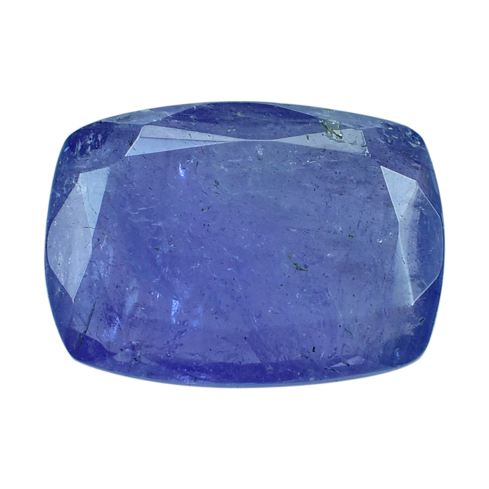 MILKY TANZANITE BOTH SIDE TABLE CUT CUSHION (AA-SEMI MILKY) 14X10MM 5.85 Cts.