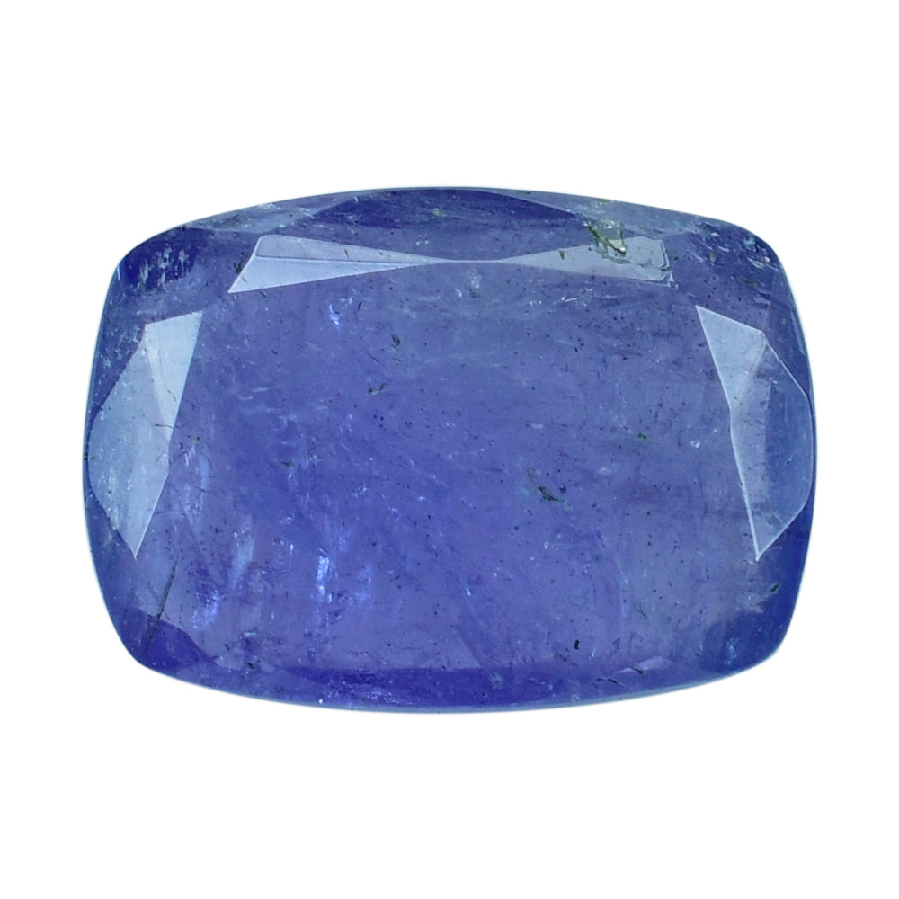 MILKY TANZANITE BOTH SIDE TABLE CUT CUSHION (AA-SEMI MILKY) 14X10MM 5.85 Cts.