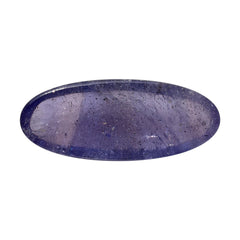 MILKY TANZANITE LONG OVAL CAB (A-SEMI MILKY) 29X12MM 18.30 Cts.