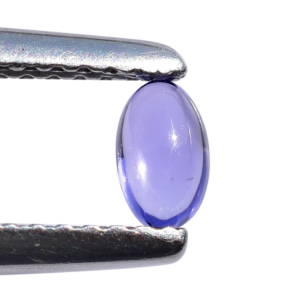 TANZANITE PLAIN OVAL CAB (AAA)  (CLEAN) 5X3MM 0.34 Cts.
