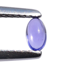 TANZANITE PLAIN OVAL CAB (AAA)  (CLEAN) 5X3MM 0.34 Cts.
