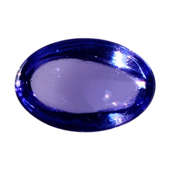 TANZANITE PLAIN OVAL CAB (AAA) (CLEAN) (TH. 2.00-2.40MM) 6X4MM 0.66 Cts.