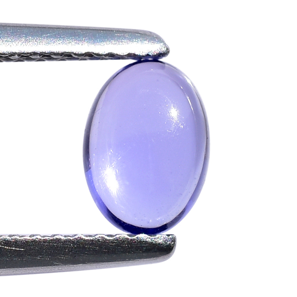 TANZANITE PLAIN OVAL CAB (AAA)  (CLEAN) 7X5MM 1.01 Cts.