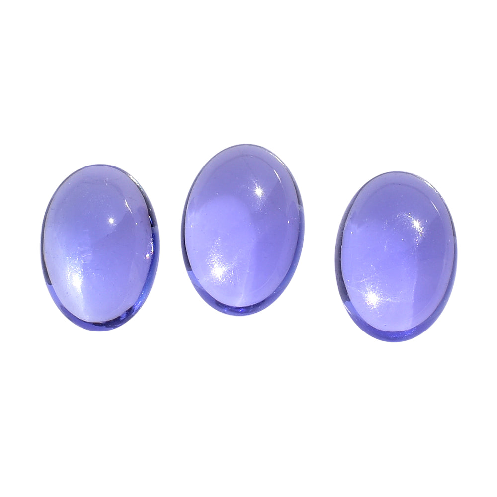 TANZANITE PLAIN OVAL CAB (AAA)  (CLEAN) 7X5MM 1.01 Cts.