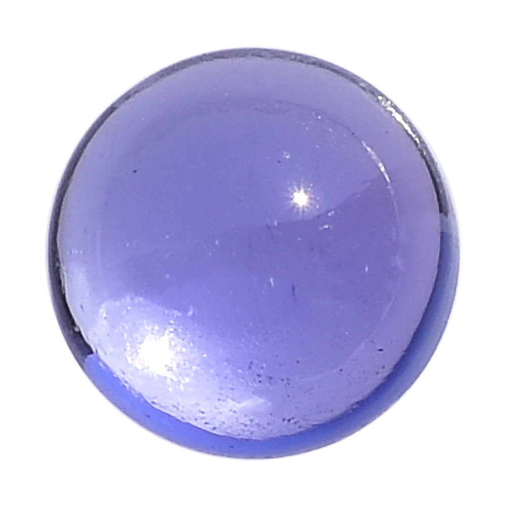 TANZANITE PLAIN ROUND CAB (AAA)  (CLEAN) 5MM 0.69 Cts.