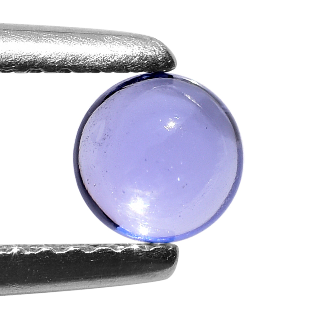 TANZANITE PLAIN ROUND CAB (AAA)  (CLEAN) 5MM 0.69 Cts.