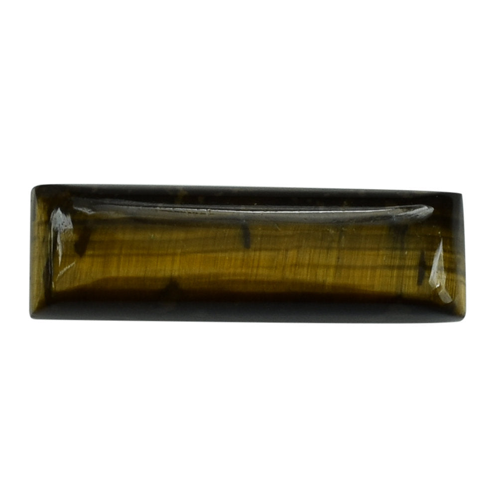 TIGER'S EYE QUARTZ RECTANGLE CAB 20X6MM 5.45 Cts.