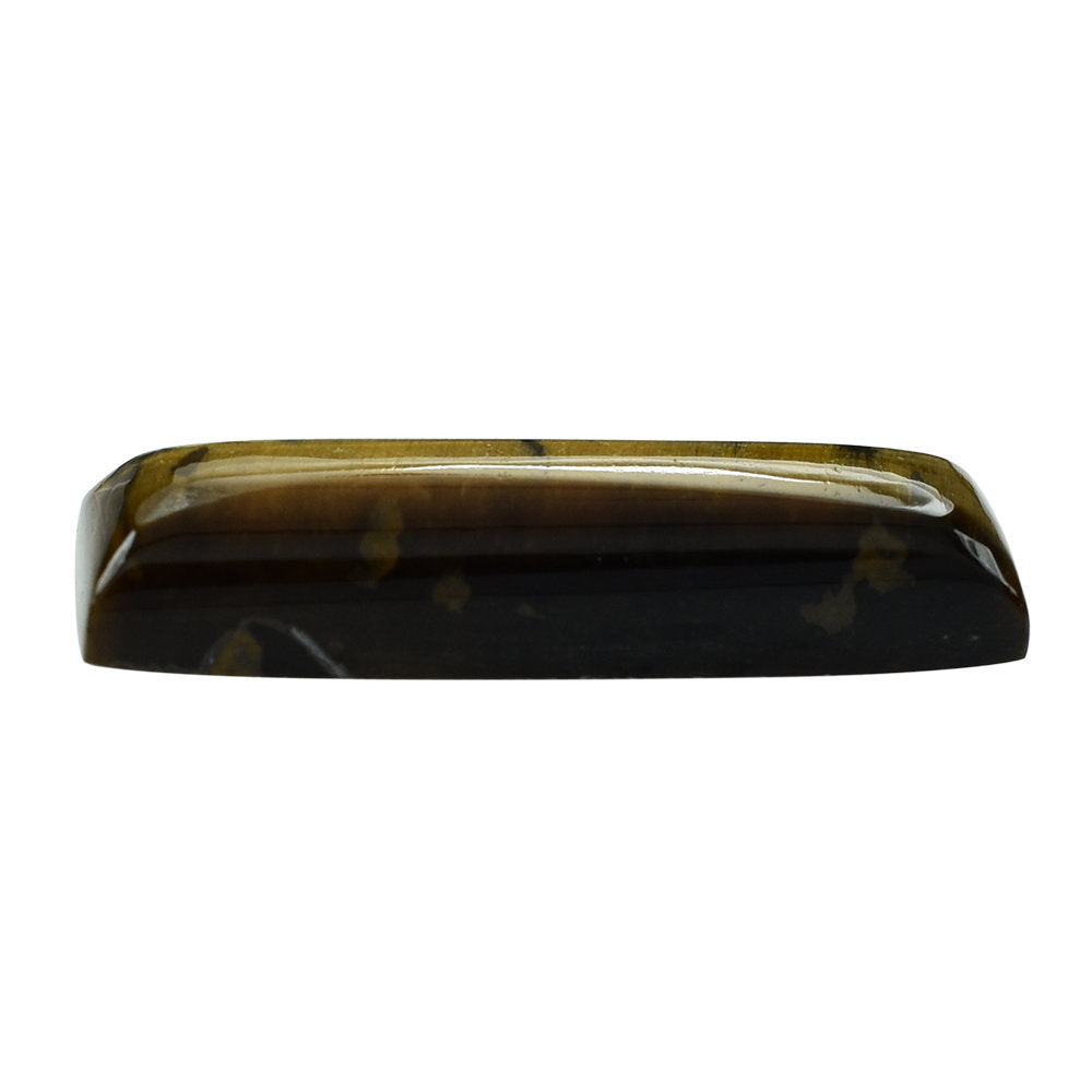 TIGER'S EYE QUARTZ RECTANGLE CAB 20X6MM 5.45 Cts.