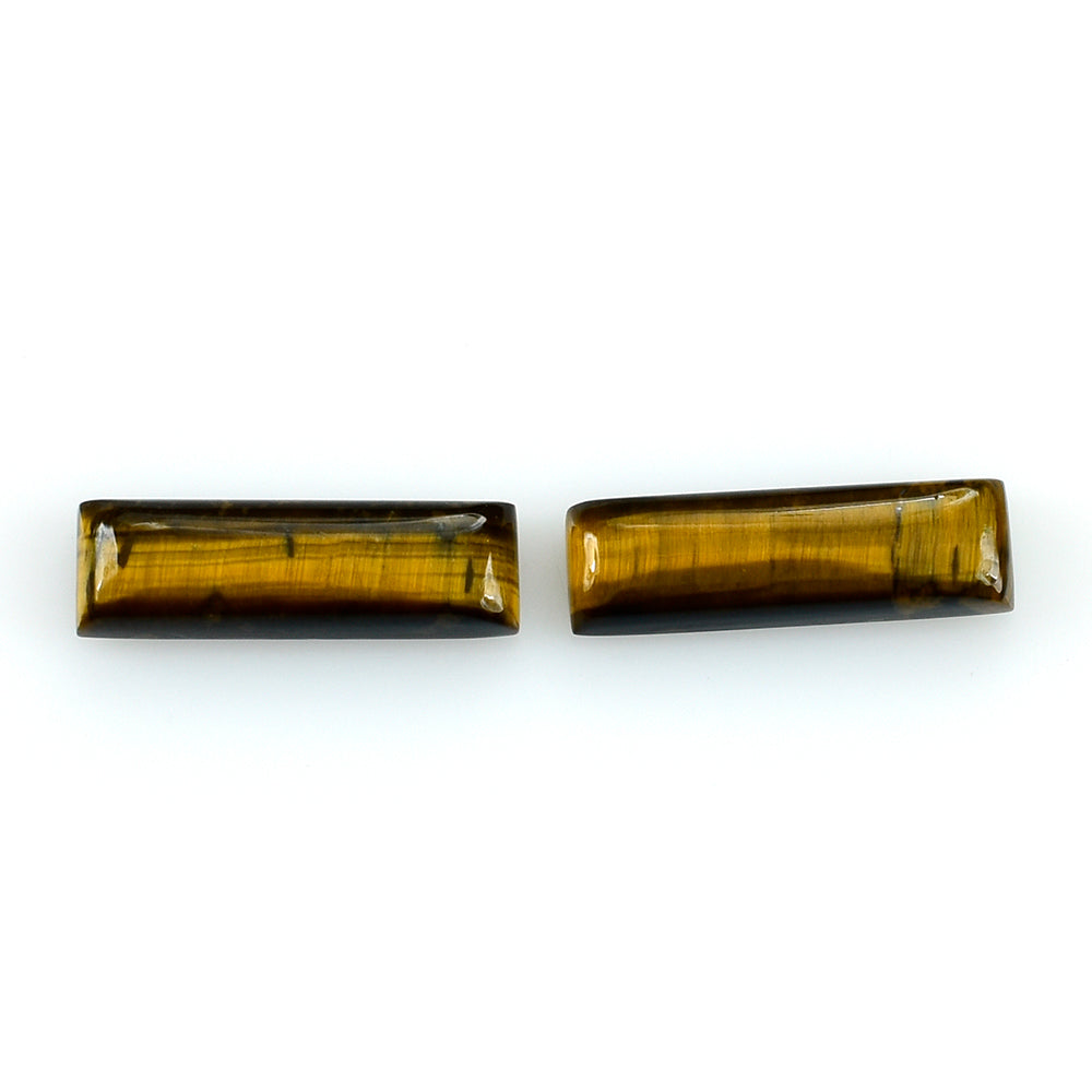 TIGER'S EYE QUARTZ RECTANGLE CAB 20X6MM 5.45 Cts.