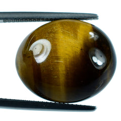 TIGER'S EYE QUARTZ OVAL CAB 20.50X17MM 24.00 Cts.