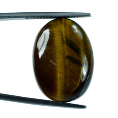 TIGER'S EYE QUARTZ OVAL CAB 25X18MM 30.95 Cts.