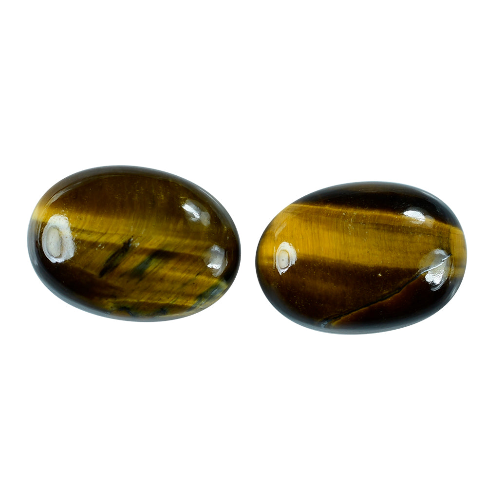 TIGER'S EYE QUARTZ OVAL CAB 25X18MM 30.95 Cts.