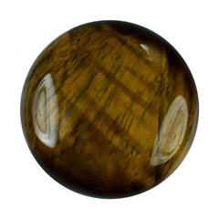 TIGER'S EYE QUARTZ ROUND CAB 25MM 31.50 Cts.