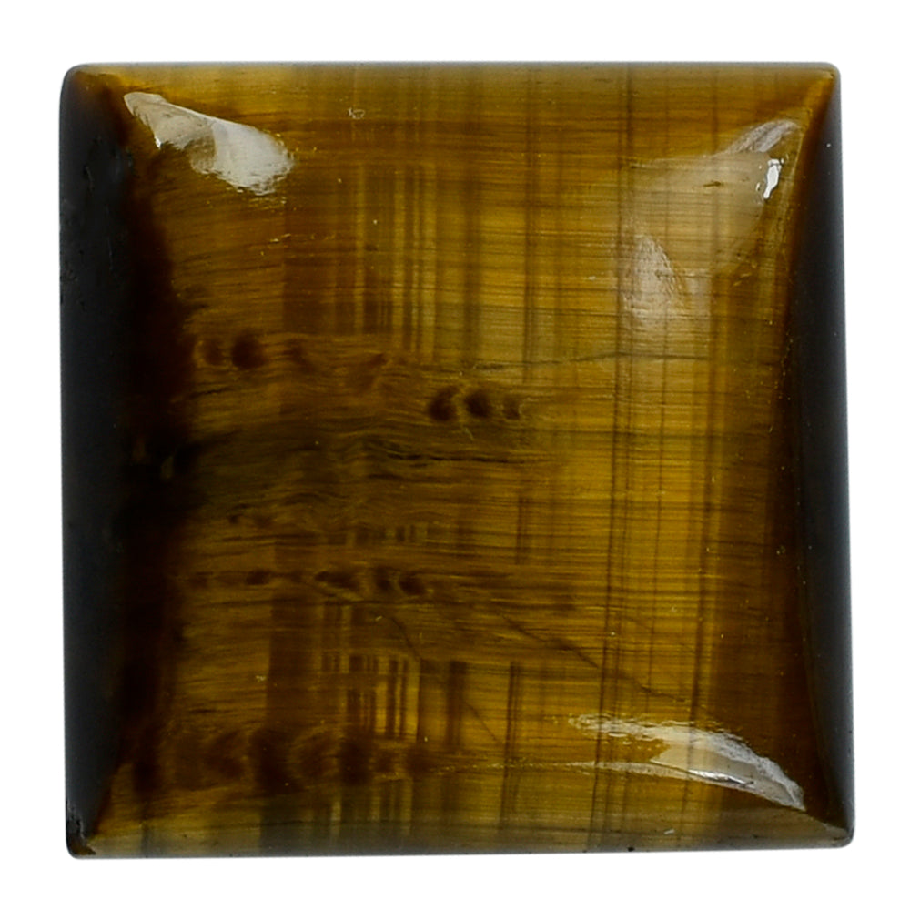TIGER'S EYE QUARTZ SQUARE CAB 14MM 9.38 Cts.