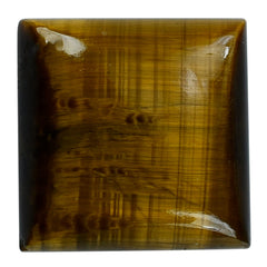 TIGER'S EYE QUARTZ SQUARE CAB 14MM 9.38 Cts.