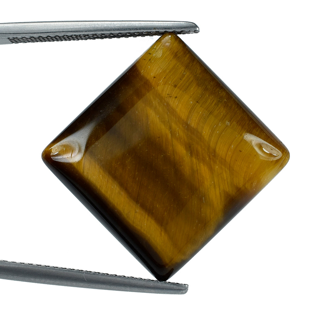TIGER'S EYE QUARTZ SQUARE CAB 19X18.50MM 20.10 Cts.