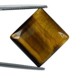 TIGER'S EYE QUARTZ SQUARE CAB 19X18.50MM 20.10 Cts.