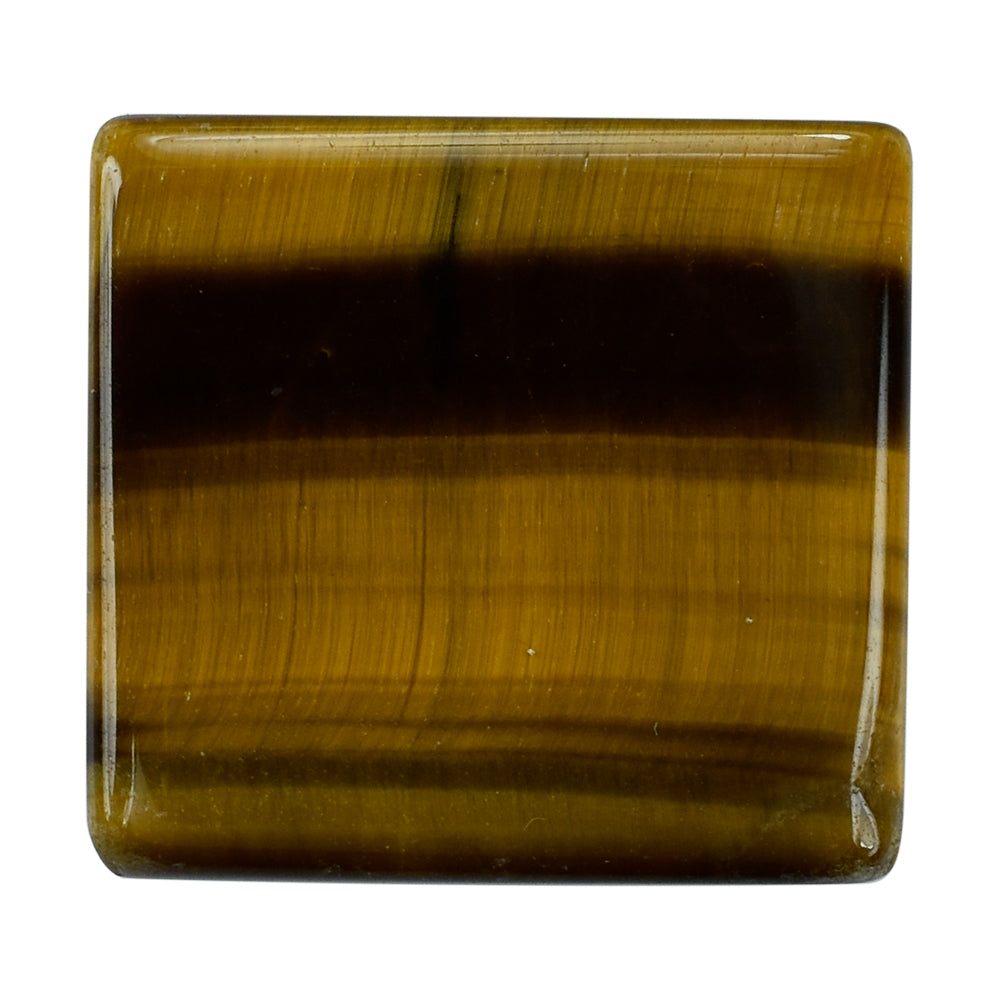 TIGER'S EYE QUARTZ SQUARE CAB 20.50X19MM 27.40 Cts.