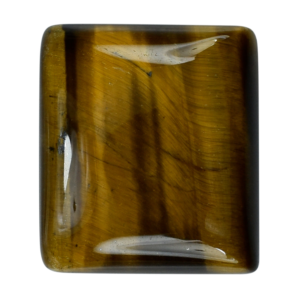 TIGER'S EYE QUARTZ SQUARE CAB 18X16MM 17.00 Cts.