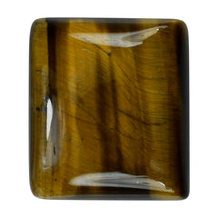 TIGER'S EYE QUARTZ SQUARE CAB 18X16MM 17.00 Cts.
